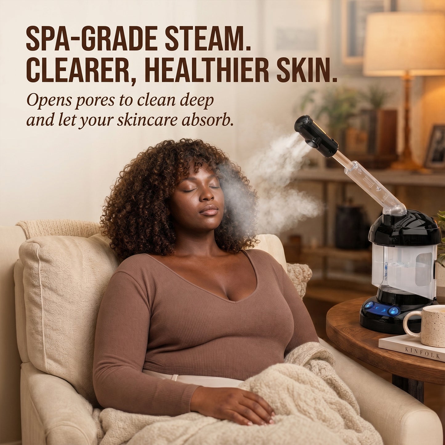 BIBI 2 in 1 Salon-Grade Deep Steamer